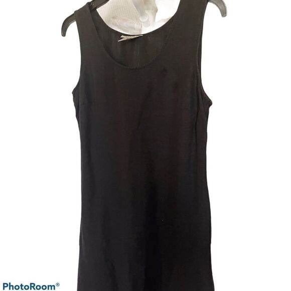 Vintage linen Blend Asymmetrical Hem Dress, 10 - Picture 3 of 4